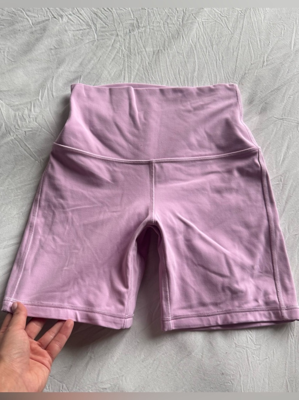 Lululemon Pinky Lavender Bike Shorts - Picture 5 of 12